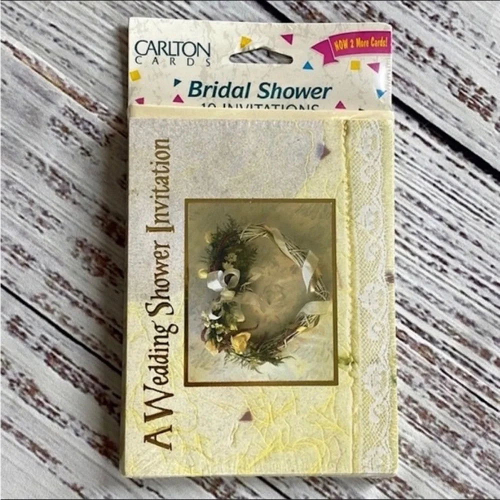 NWT Vintage Bridal Shower Invitations (50 cards)